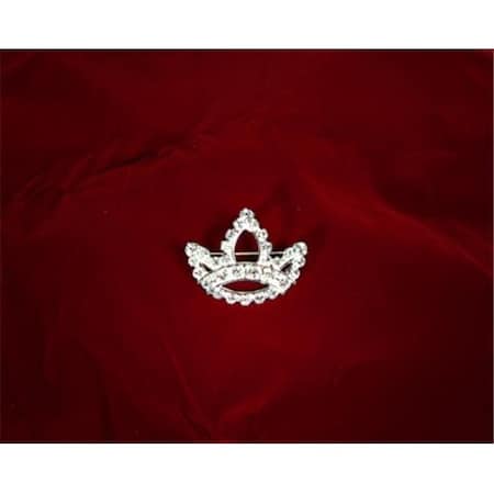 Sunnywood Sunnywood 3244 1-.13" Rhinestone Pin - Crown 3244